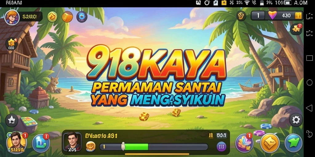 Screenshot 918KAYA menunjukkan suasana gameplay yang seru dan menyenangkan.