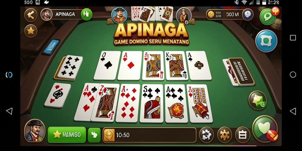 Tangkapan layar gameplay APINAGA yang mengasyikkan.