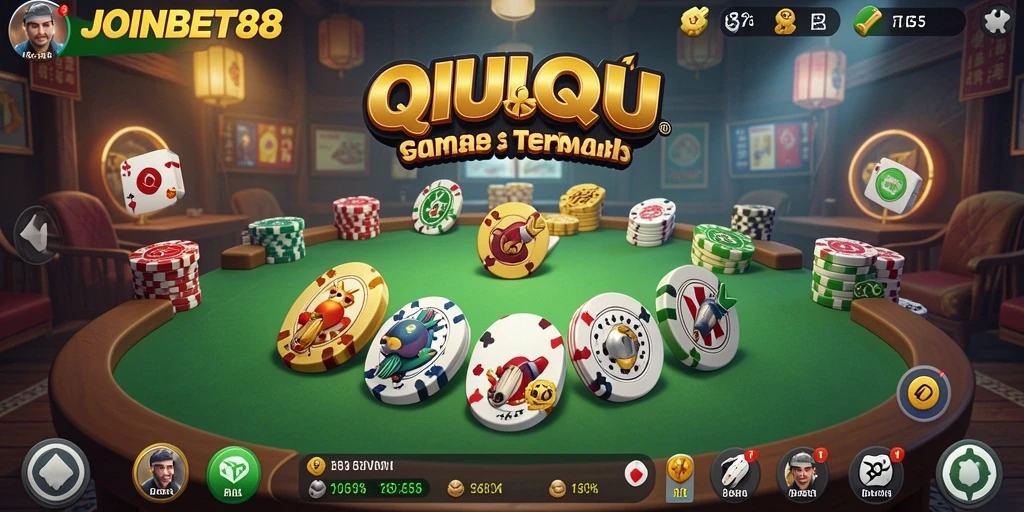 Tampilan gameplay seru dari <strong>JOINBET88</strong> yang menghadirkan permainan QiuQiu.