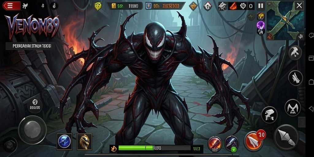 Tampilan gameplay mendebarkan dalam VENOM889 yang penuh strategi.